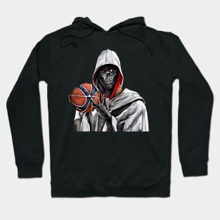 Grim Reaper sketch basketball Hoodie